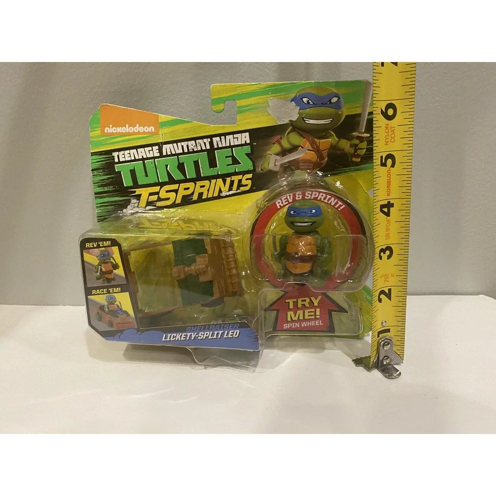 NEW Teenage Mutant Ninja Turtles Toy T-Sprints Lickety Split Leo Shellraiser